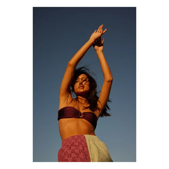 Alma Deia Maillot de bain bustier | Aubergine