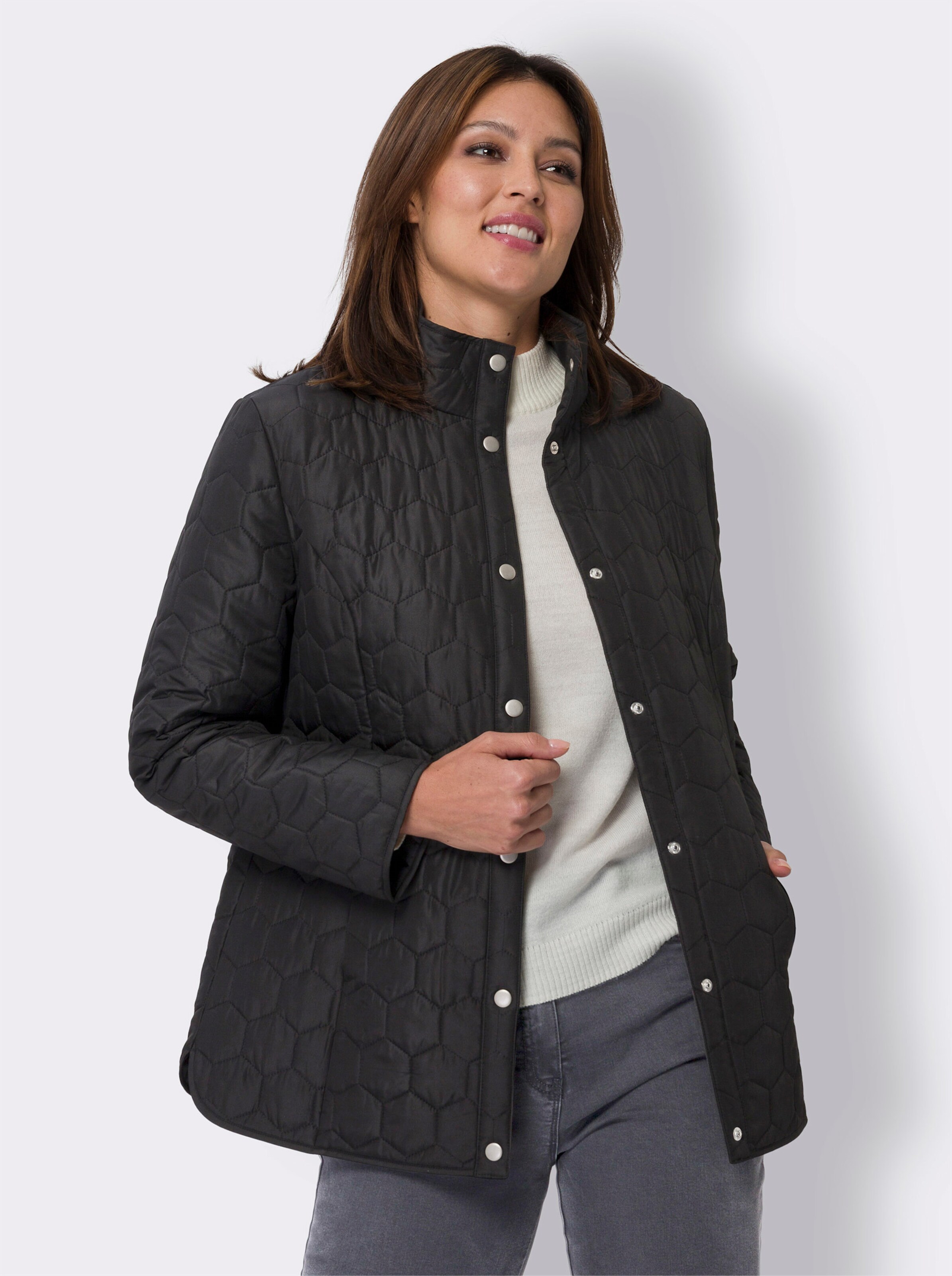 Steppjacke gefüttert und wattiert