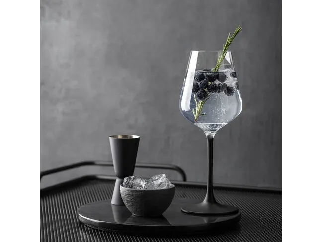 Villeroy & Boch 1137988120, Hvidvinsglas, Fløjteglas, Krystal, Glas, Sort, Transparent, 380 ml, 9 cm