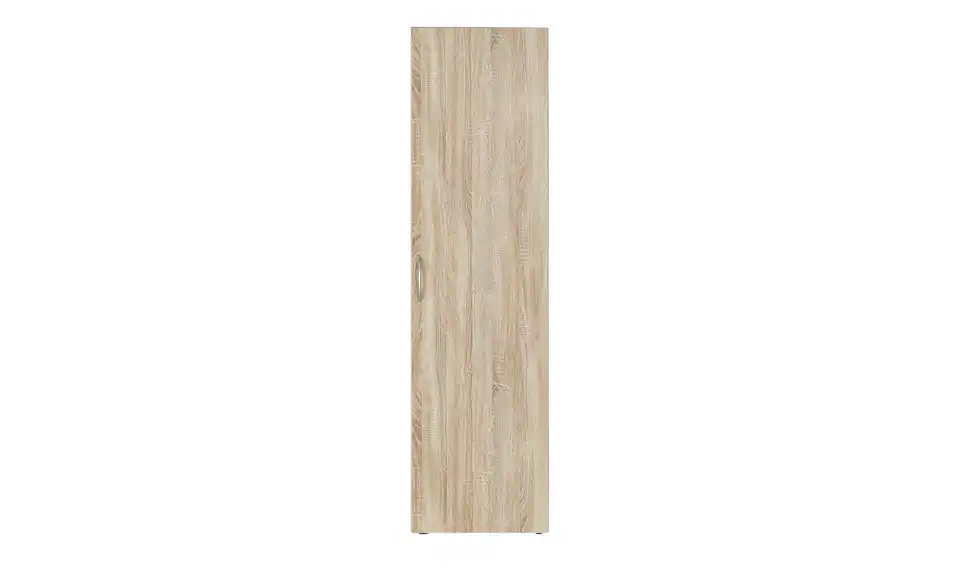 Schrank, 1-türig Multischrank-System Eiche sägerau (Nachbildung) 50 cm