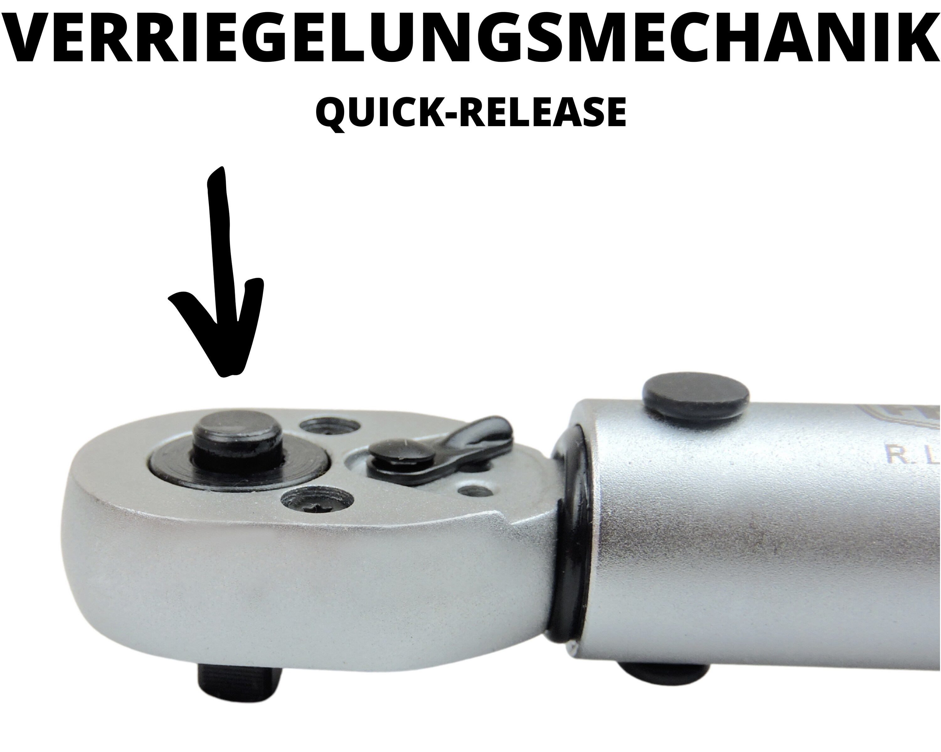 FAMEX 10865 Profi Drehmomentschlüssel 12,5 mm (1/2-Zoll)-Antrieb, 40-210 Nm
