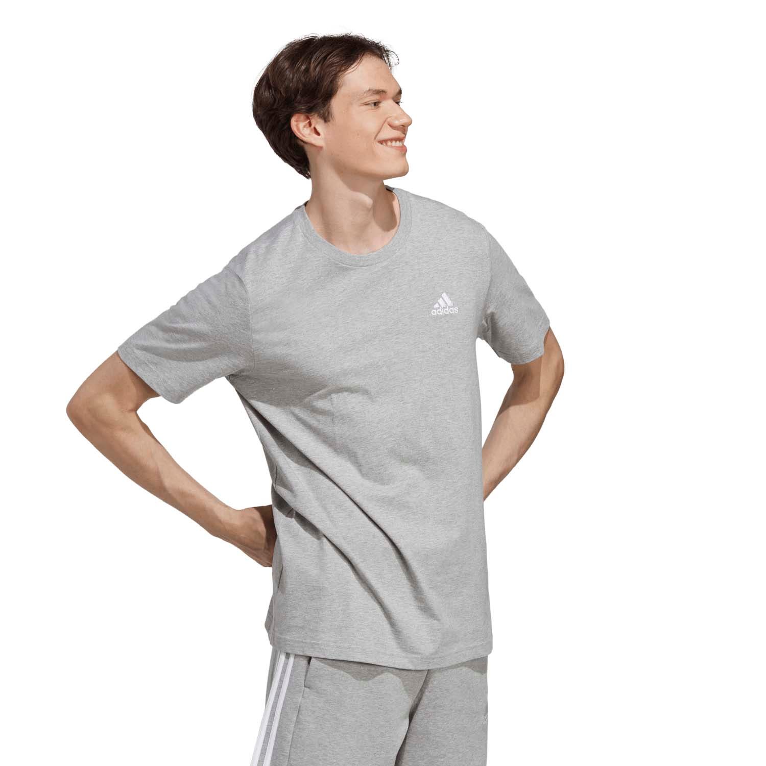 adidas  Essentials Single Jersey Geborduurd Small Logo T-shirt