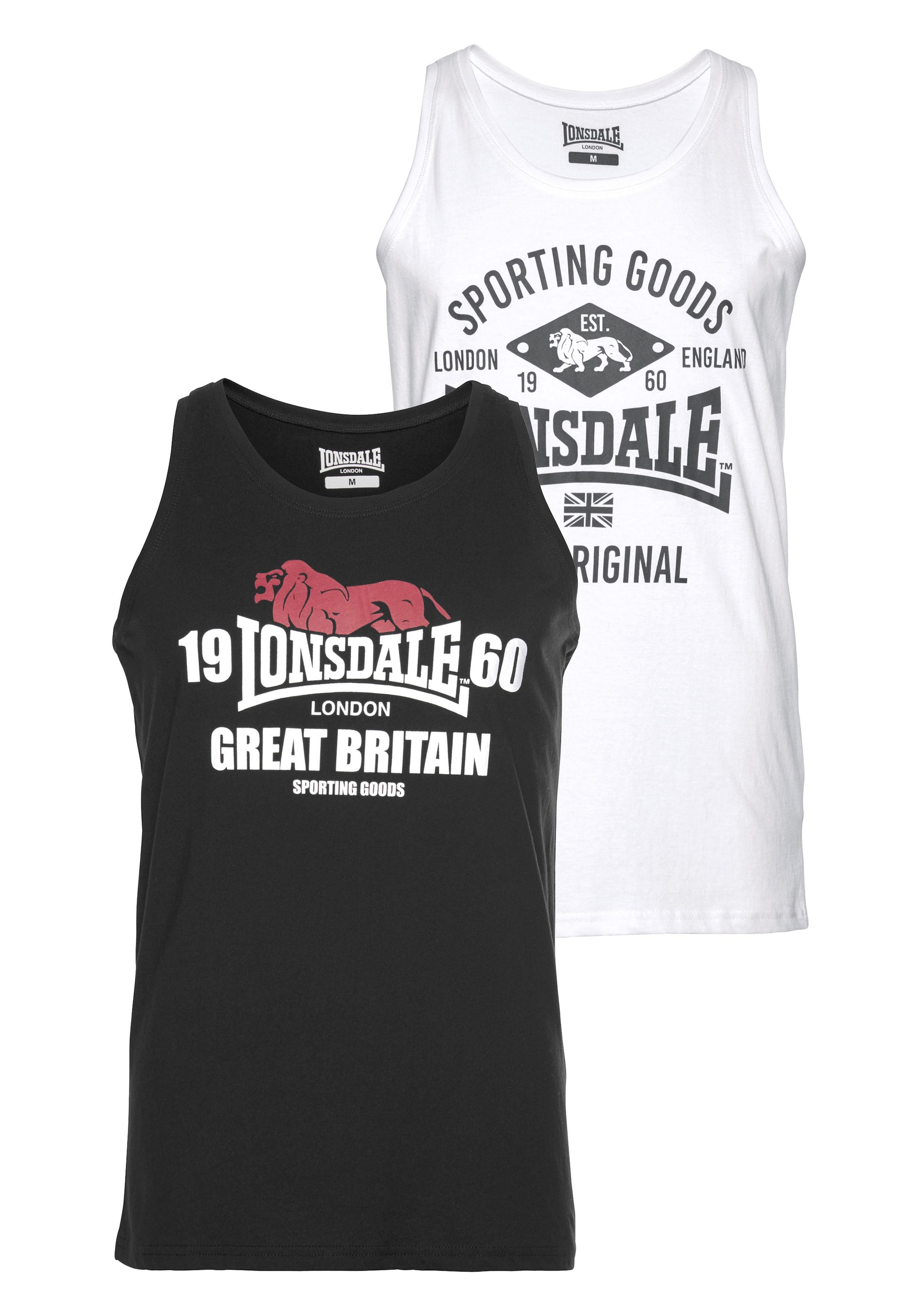 Lonsdale Tanktop »BIGGIN« Packung, 2er-Pack, 2 Stk.