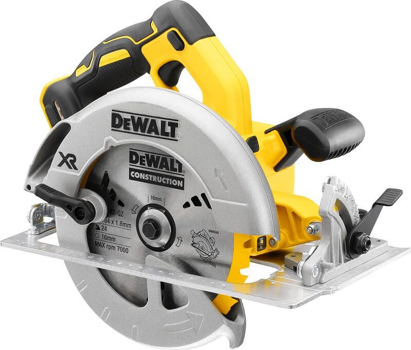 DeWALT DCS570N 18V Li-ion accu cirkelzaag body - 184mm - Koolborstelloos
