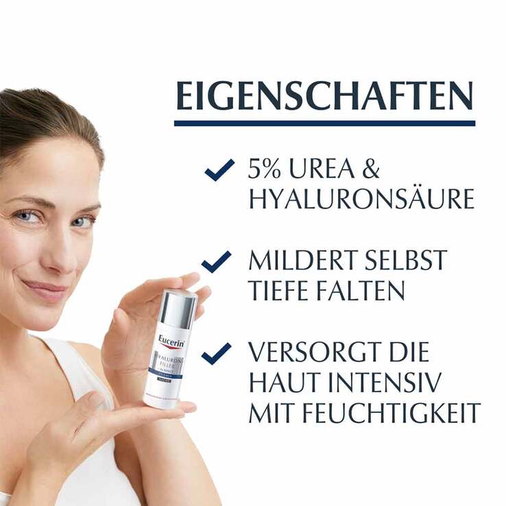 Eucerin Hyaluron-Filler Urea Nacht Creme, 50 ml