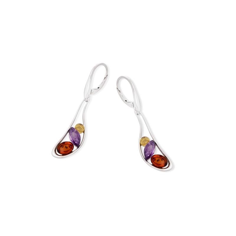 BO AMETHYSTE, AMBRE ARGENT RHODIE