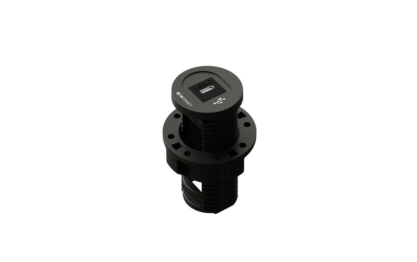 Anschlussmodul BIT 1x USB-C DataBIT-Anschlussfeld für multifunktionale Anschlüsse mit einem Einbaudurchmesser von nur 32 mm