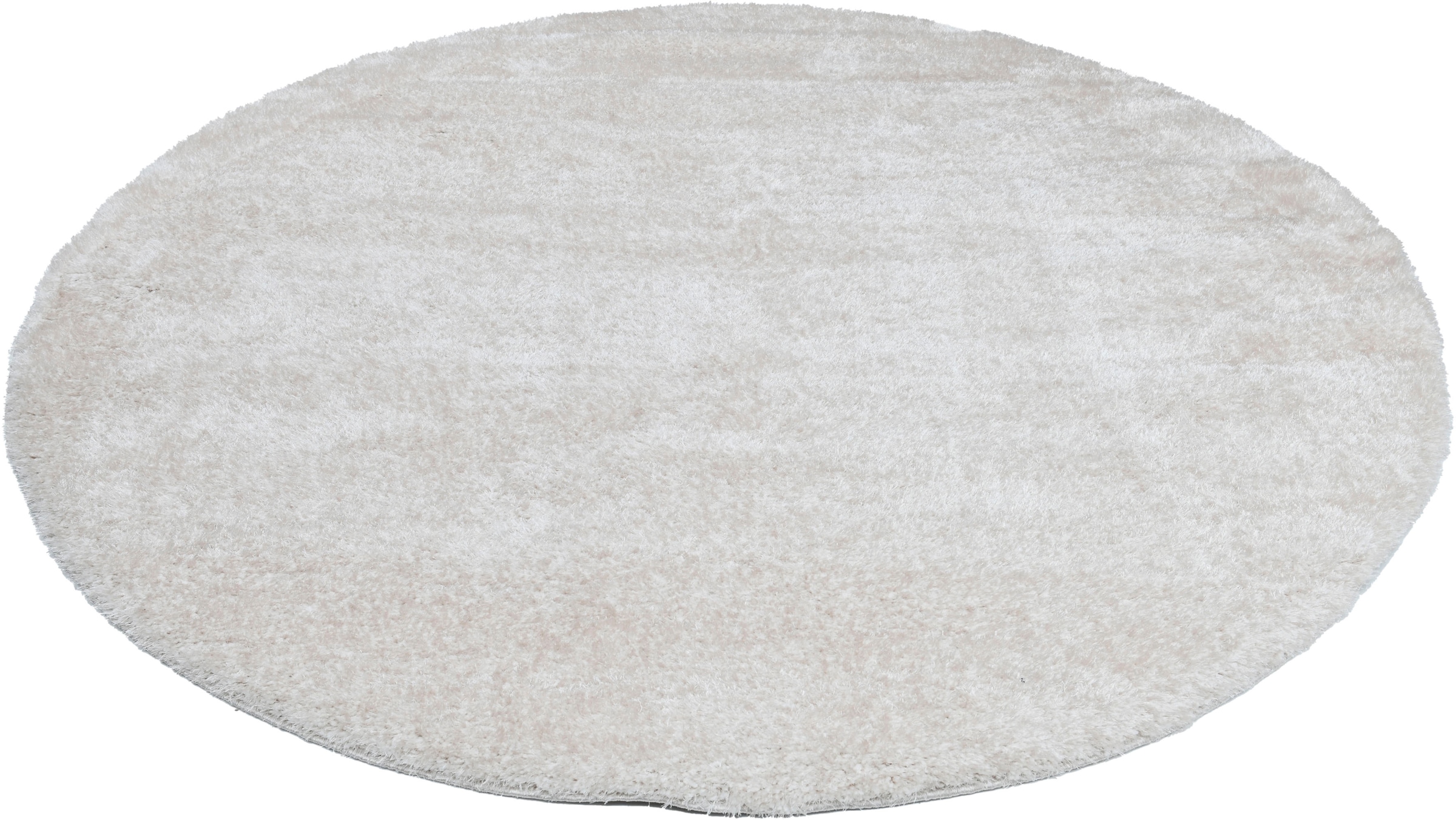 my home Hochflor-Teppich »Malin« rund 43 mm Höhe Uni-Farben, leicht glänzend, besonders flauschig durch Mikrofaser