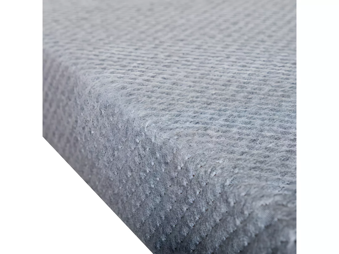 OLYMPE LITERIE | Sommier en bois TAPISSIER KIT 140x200 cm | Coloris Gris ciment | Livré en kit