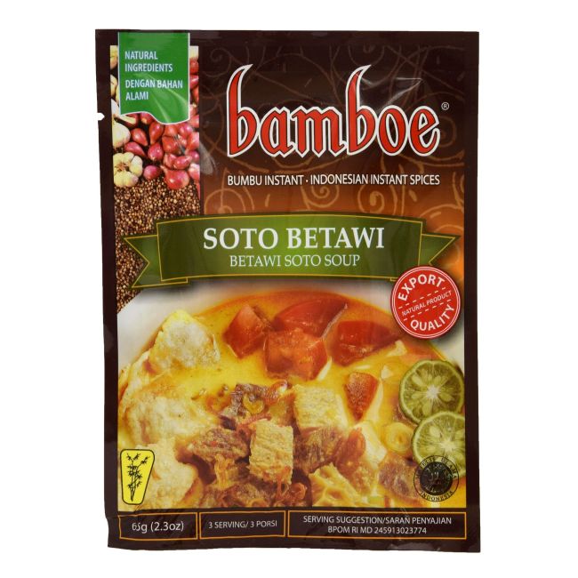 Bamboe Bumbu Soto Betawi Soto Soep Kruiden 65g
