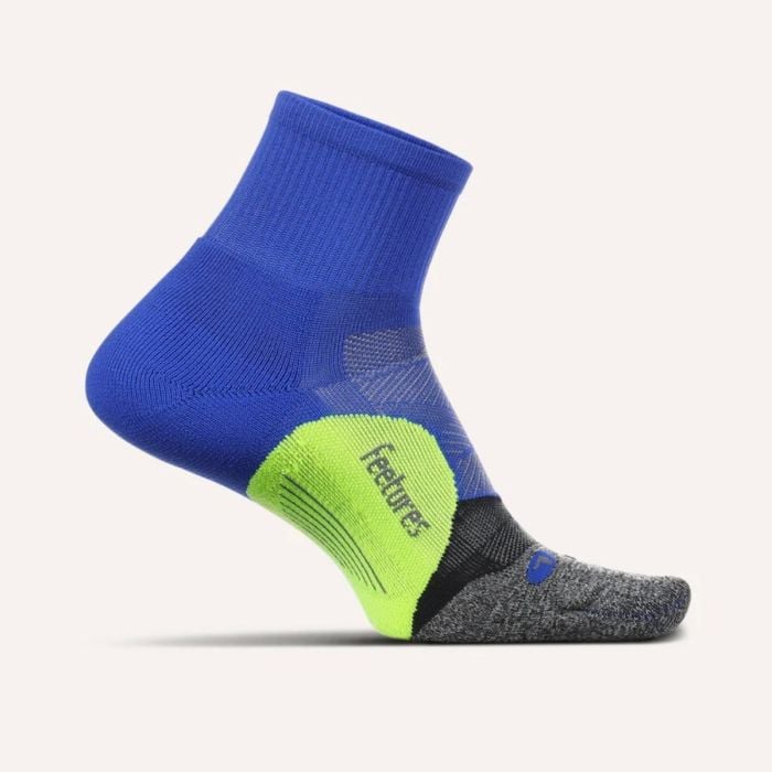 Feetures Unisex Strømper Elite Ultra Light Quarter Blå