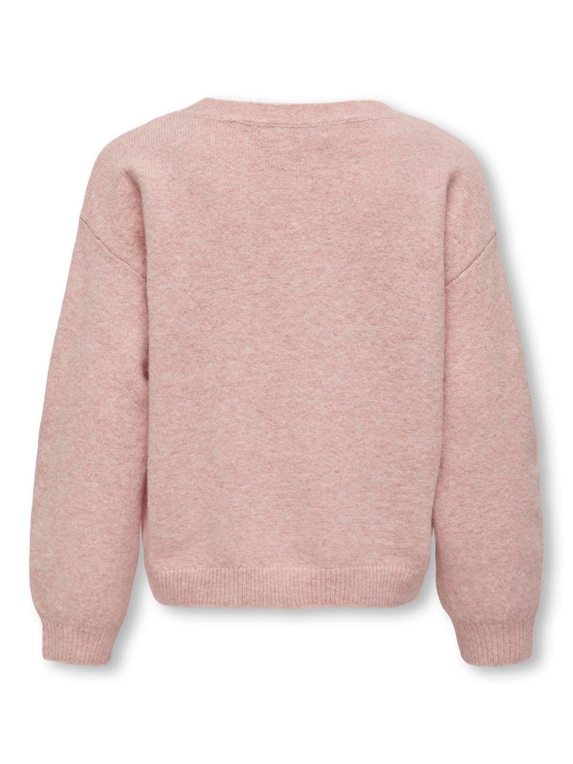 KOGSHELDO Gestricktes Oberteil Silver Pink