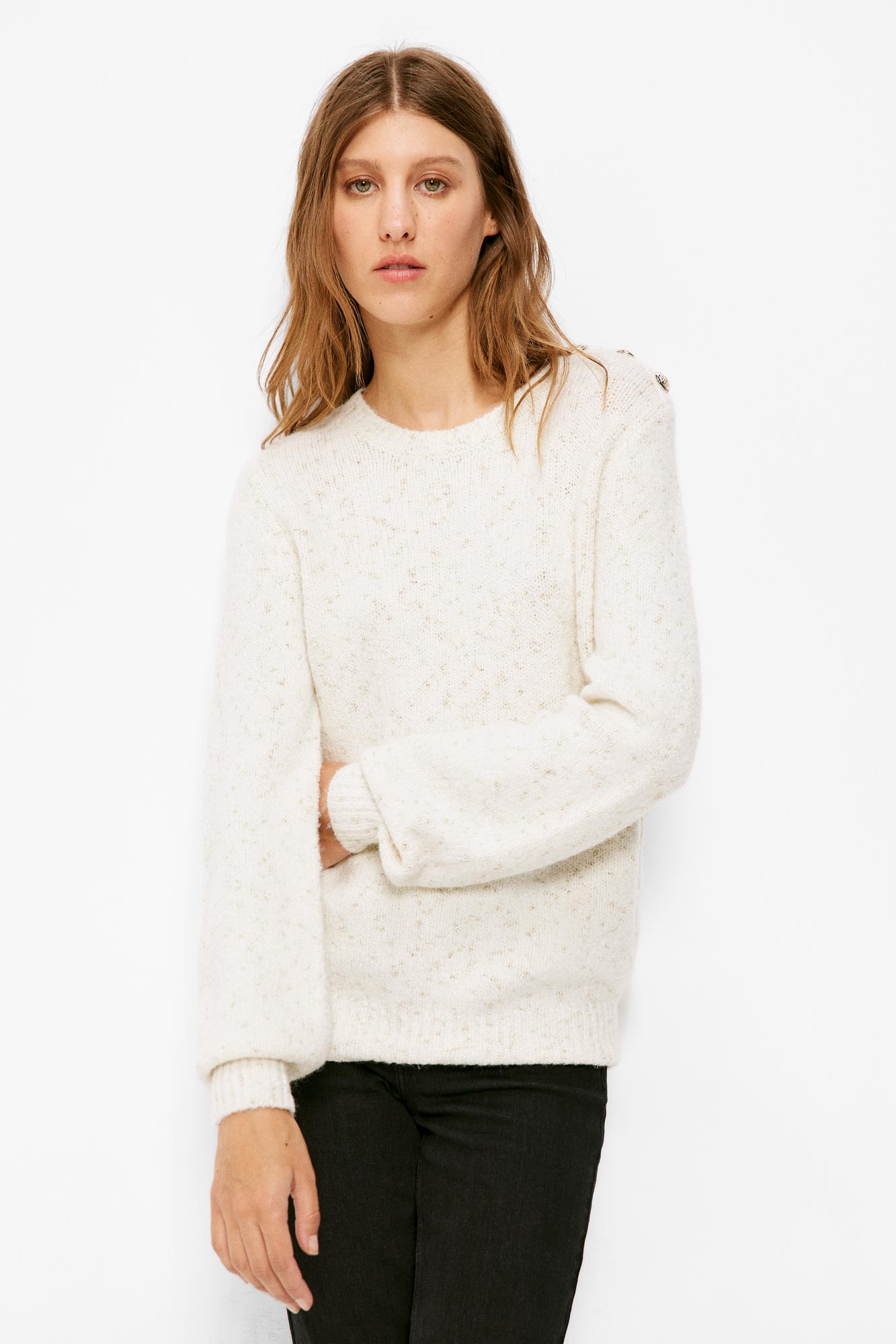 Jersey de lã lurex