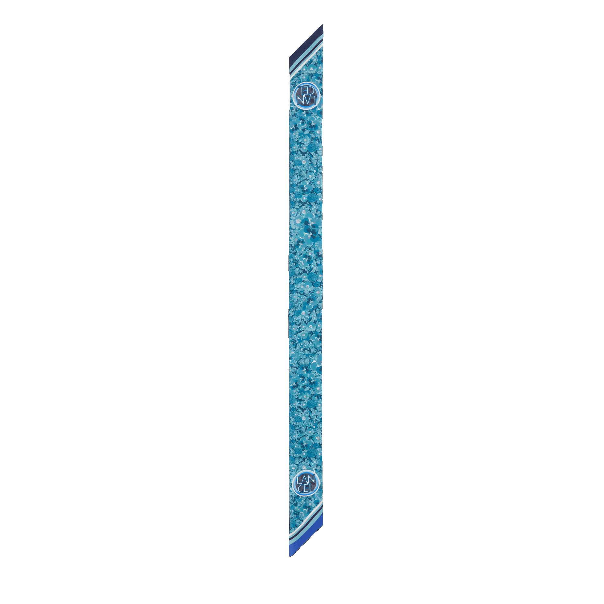 Bandeau Motif Roxane Fleurs-Multico Bleu