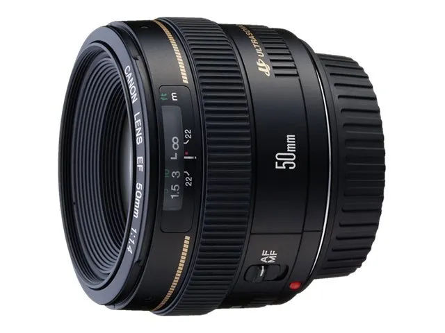 Canon EF - Objektiv - 50 mm - f/1.4 USM - Canon EF - for EOS 1000, 1D, 50, 500, 5D, 7D, Kiss F, Kiss X2, Kiss X3, Rebel T1i, Rebel XS, Rebel XSi