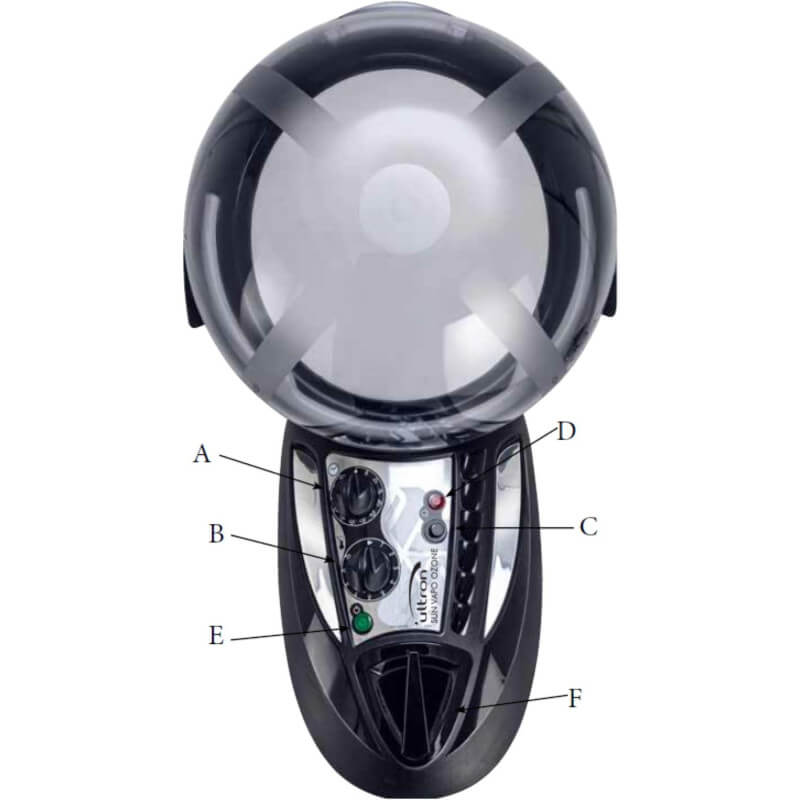 Casque coiffure avec fonction germicide Sun Vapo Ozone Ultron