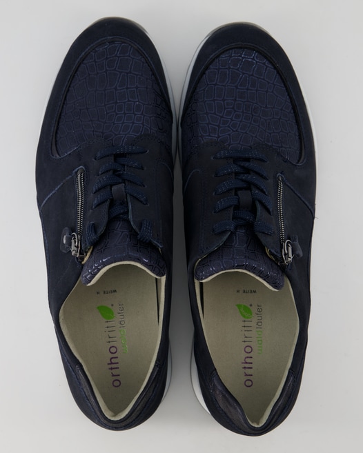 Waldläufer Hiroko Soft Schnürschuhe in Blau