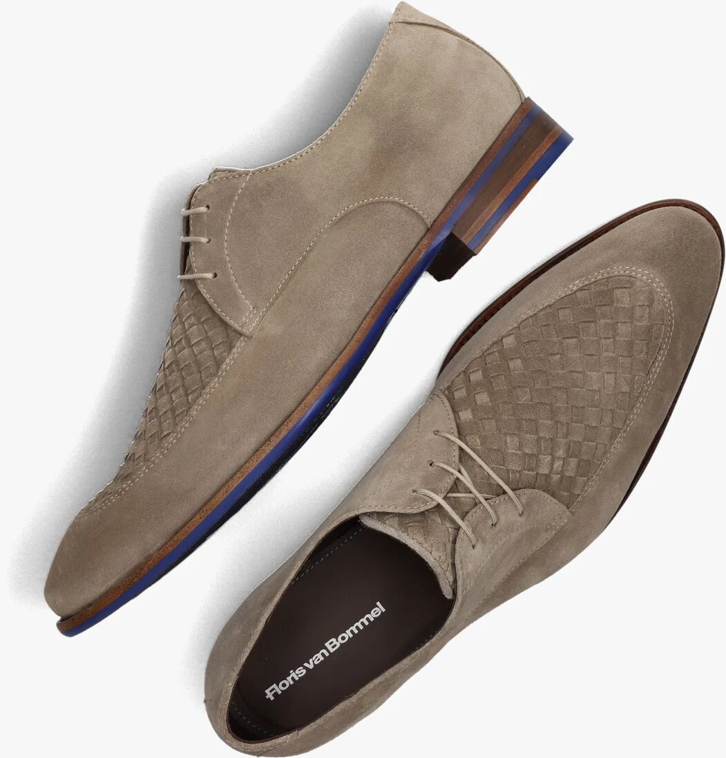 FLORIS VAN BOMMEL taupe floris van bommel nette schoenen sfm-30462