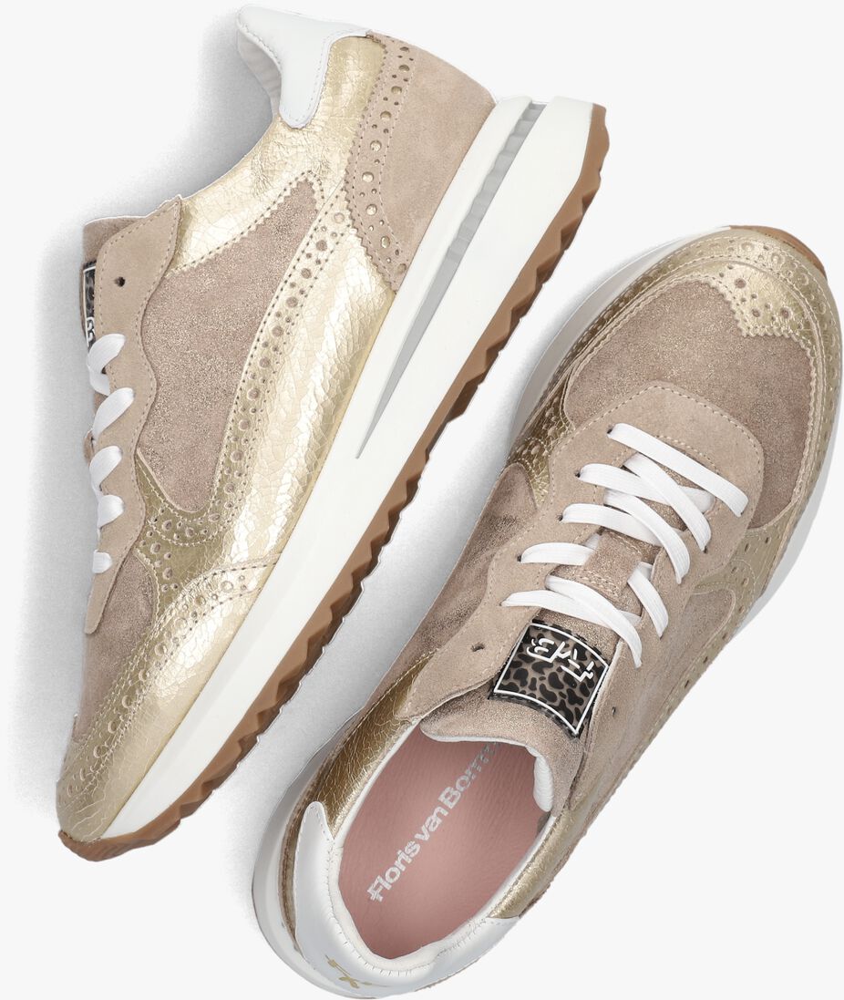 FLORIS VAN BOMMEL gouden floris van bommel lage sneakers sfw-10109