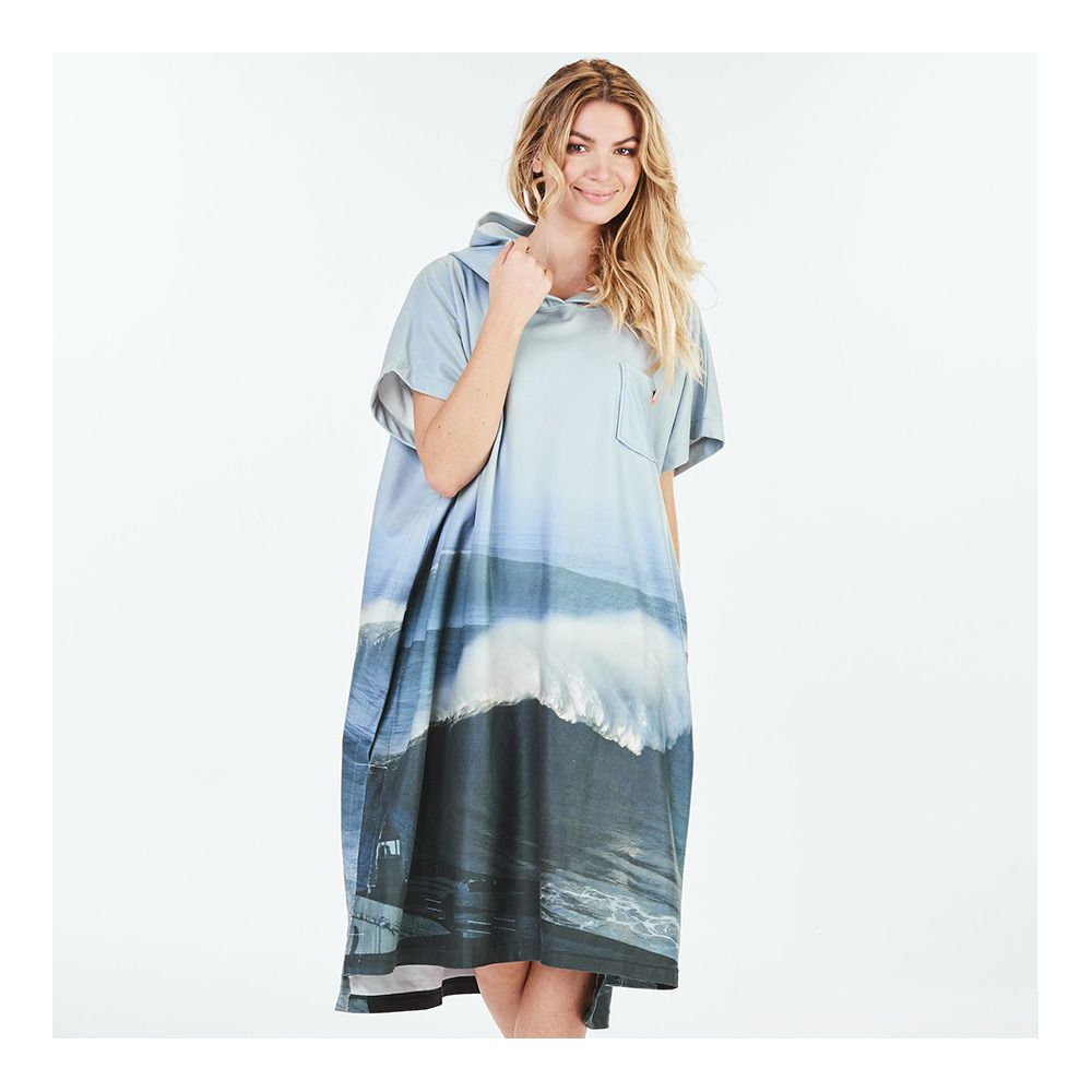After Essentials MICROFIBER NAZARE - Poncho gris