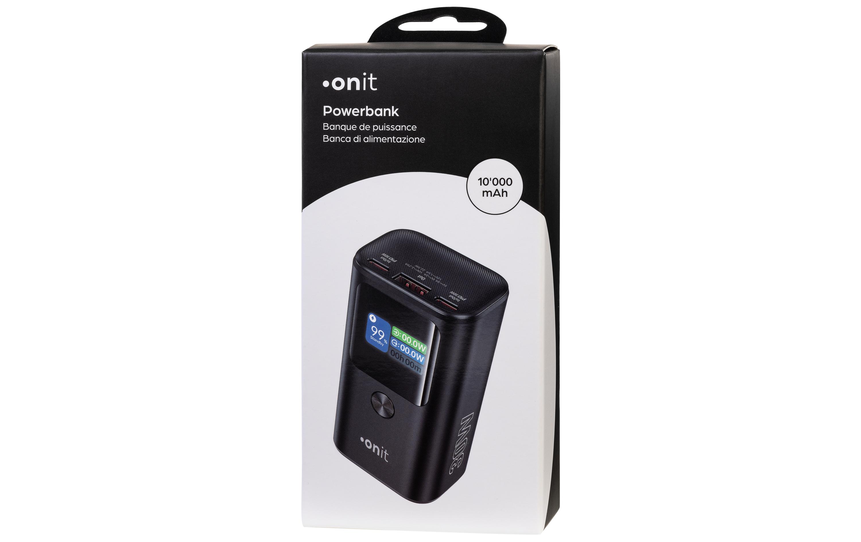 Powerbank Pro Block Mini 10000 mAh PDLeistungsstarke Powerbank in kompaktem Design mit drei Ladeanschlüssen