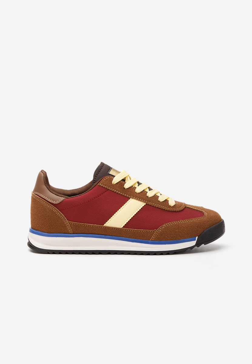 Baskets pour femme bordeaux Nichita bordo