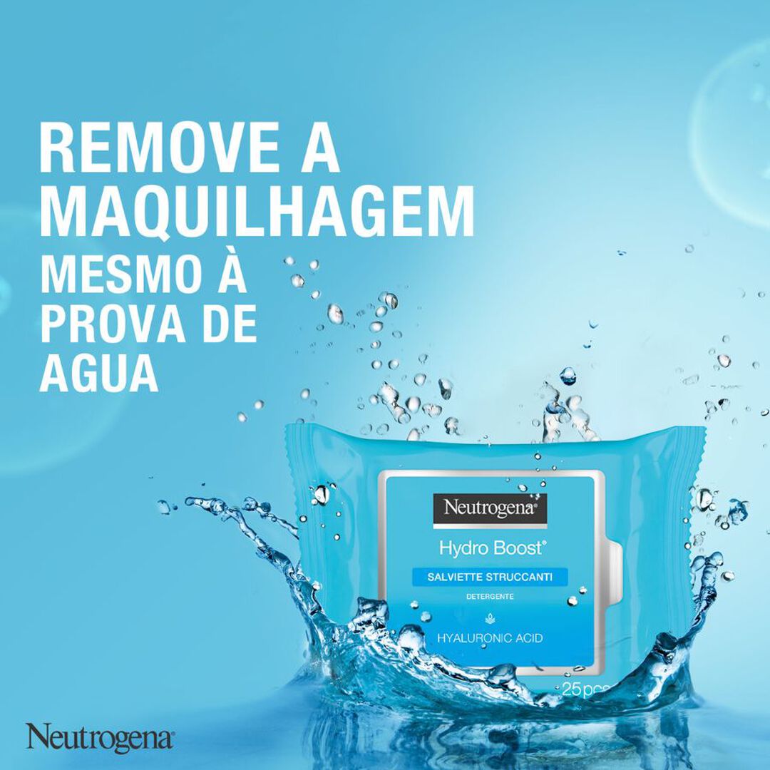 Toalhitas de Limpeza Facial - Hydro Boost (2x25) - 50un