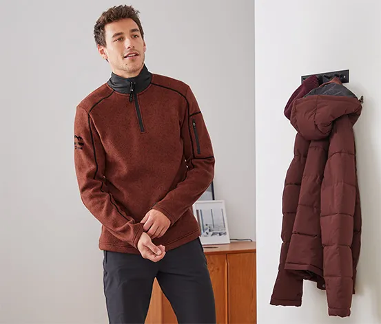 Strickfleece-Midlayer