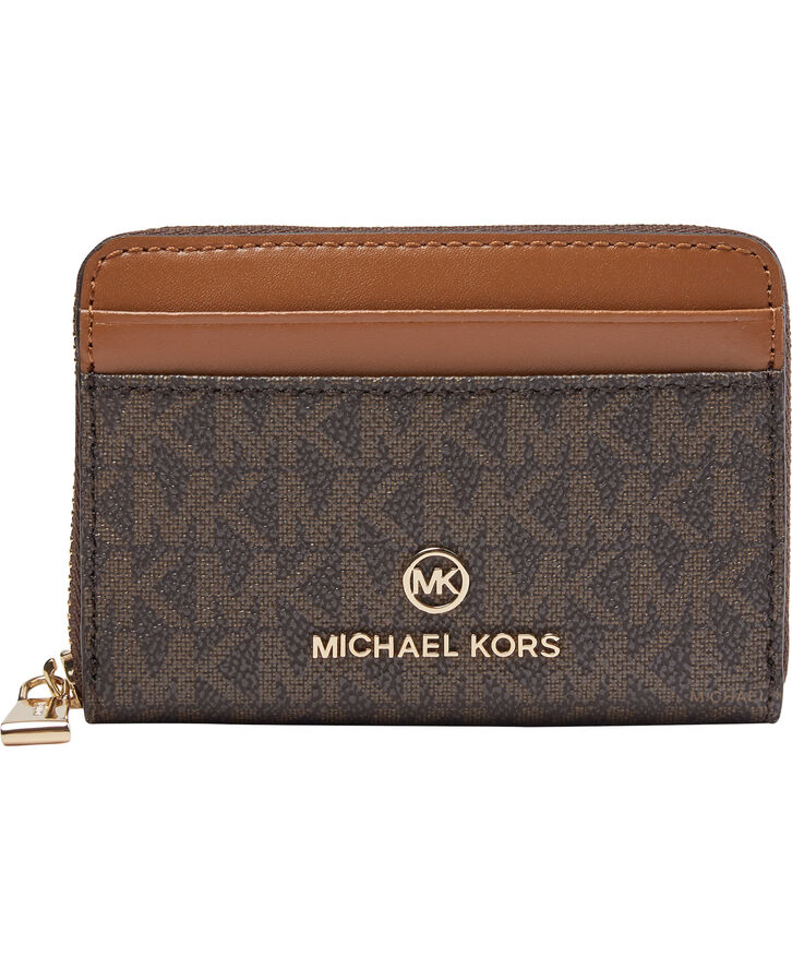 Michael Kors SM ZA COIN CARD CASE Brn/acorn