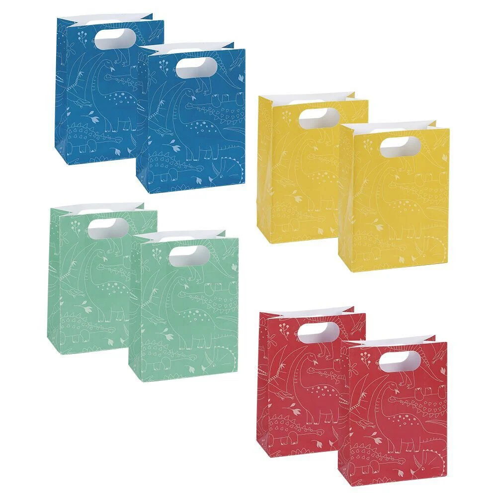 Sac à bonbons pochette thème dinosaure x8