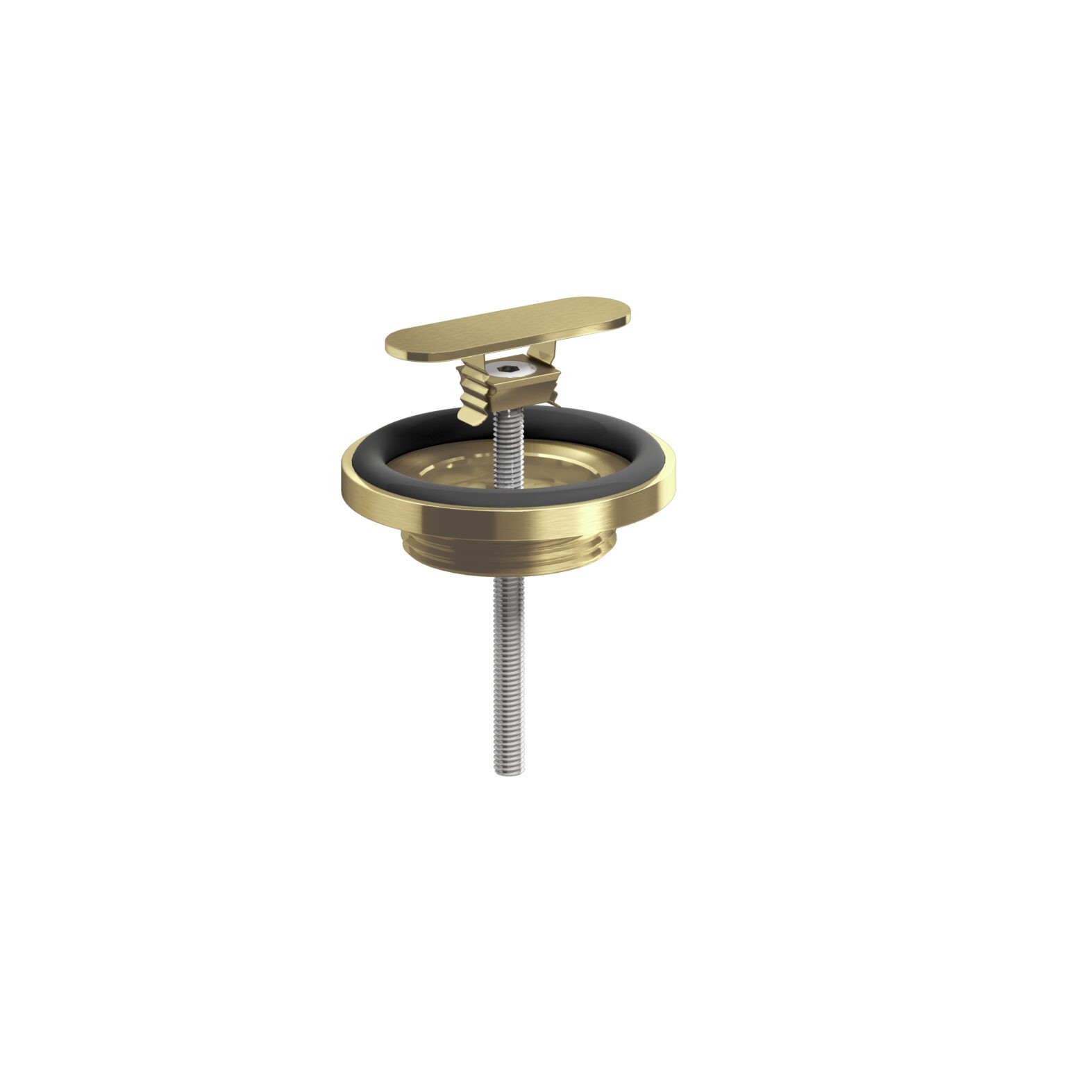 Clou (New) Flush/First afvoerplug en sifon aansluiting messing geborsteld PVD