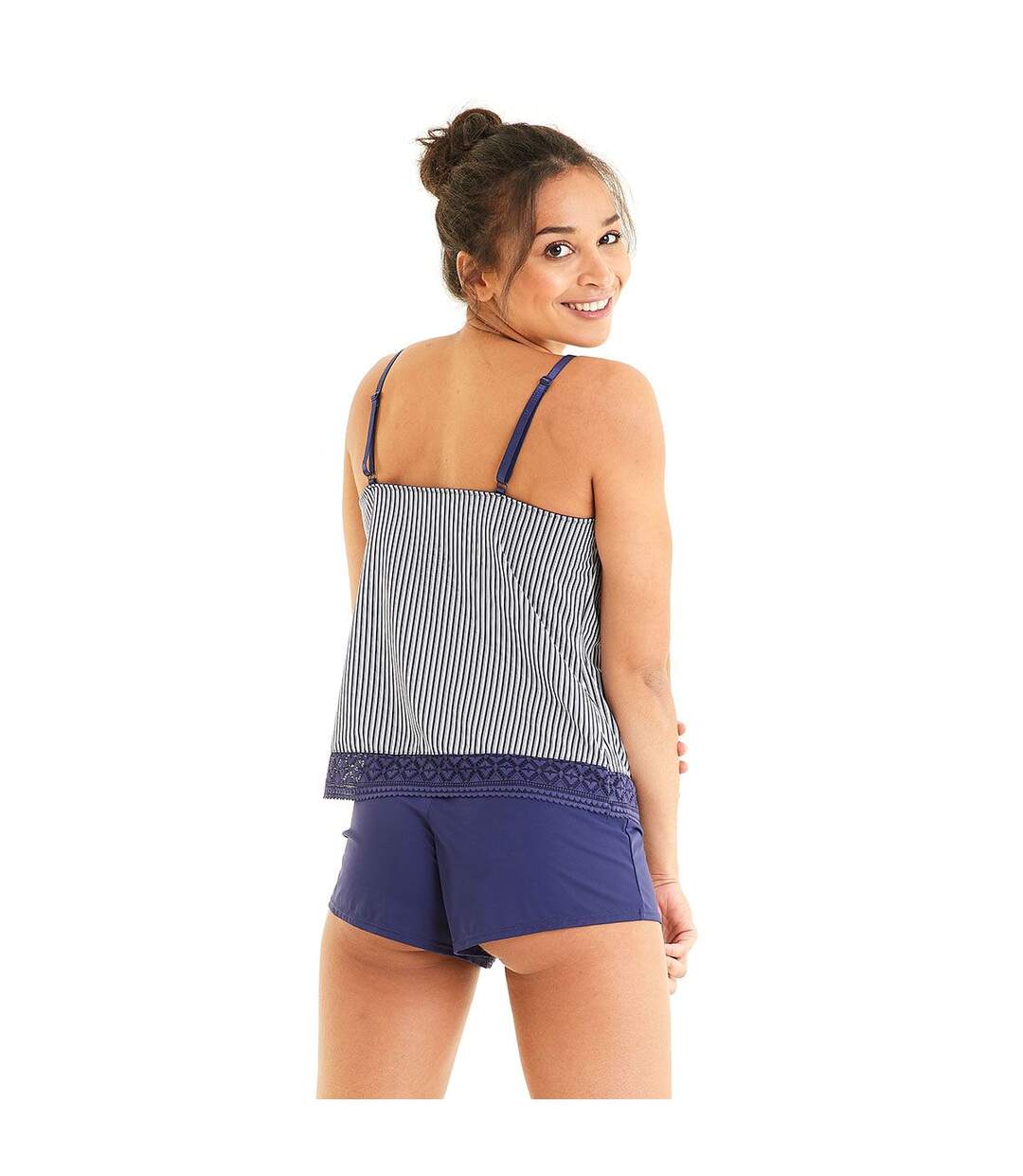 Top short bleu marine Pacotille