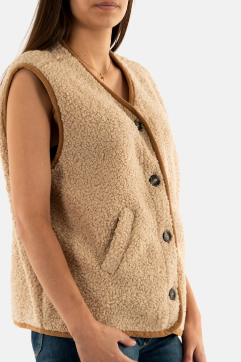 Gilets sans manche please l0dv 1170 beige