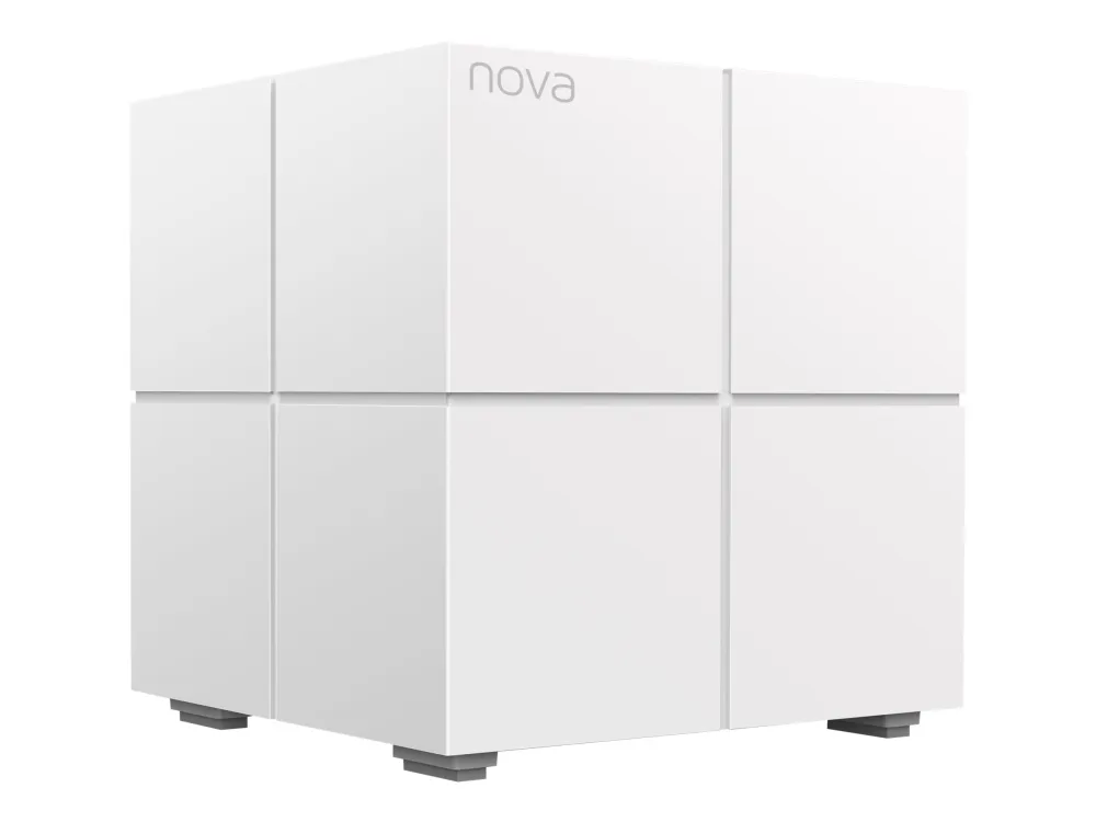 Tenda Nova MW6 - Wi-Fi-system - (3 routere) - op til 6000 sq.ft - mesh 1GbE - Wi-Fi 5 - Dual Band