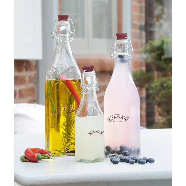 Bouteille verre 1 L avec fermeture clip Kilner Kilner