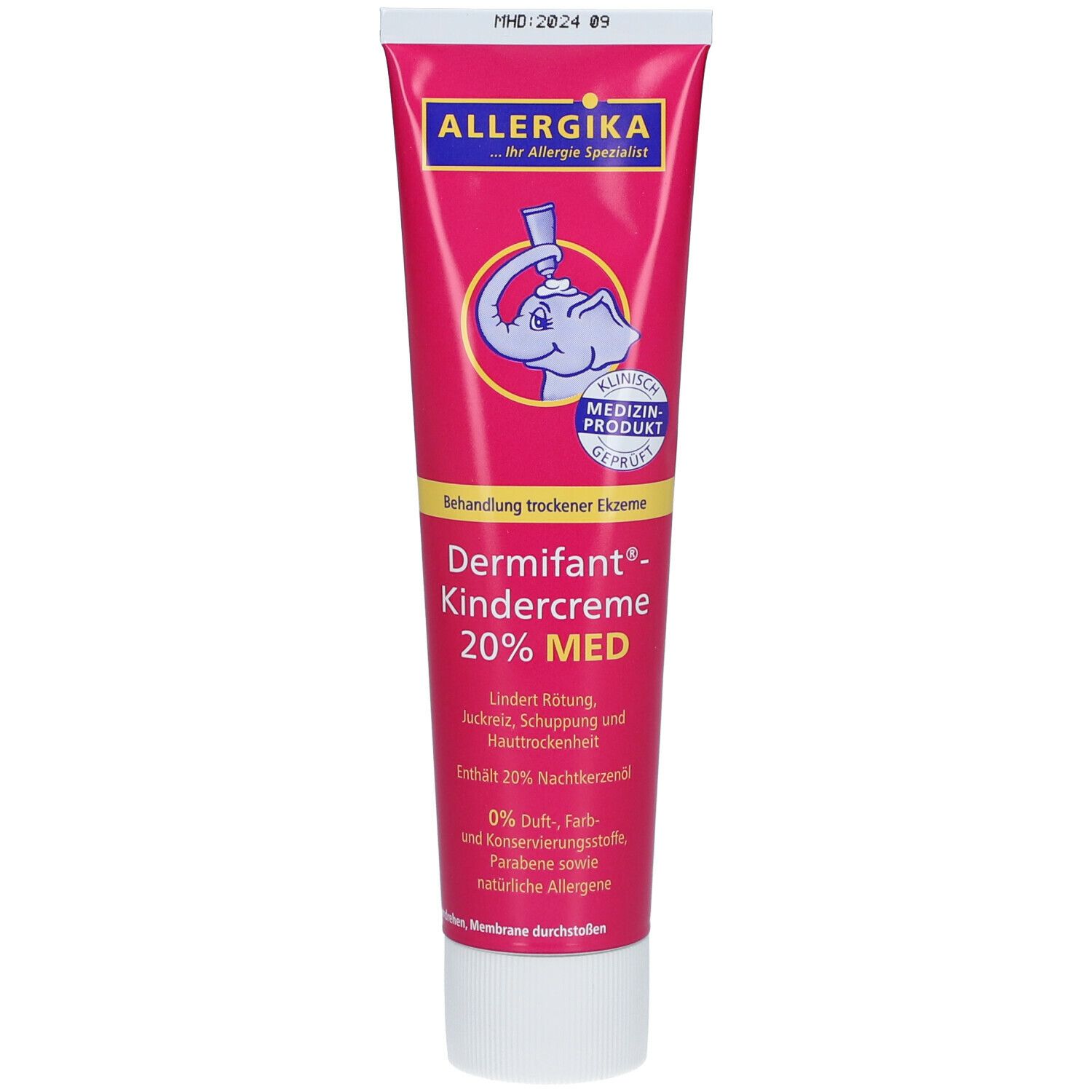 Dermifant® Kindercreme 20% MED - Kortisonfreie Behandlung trockener Ekzeme bei Kindern