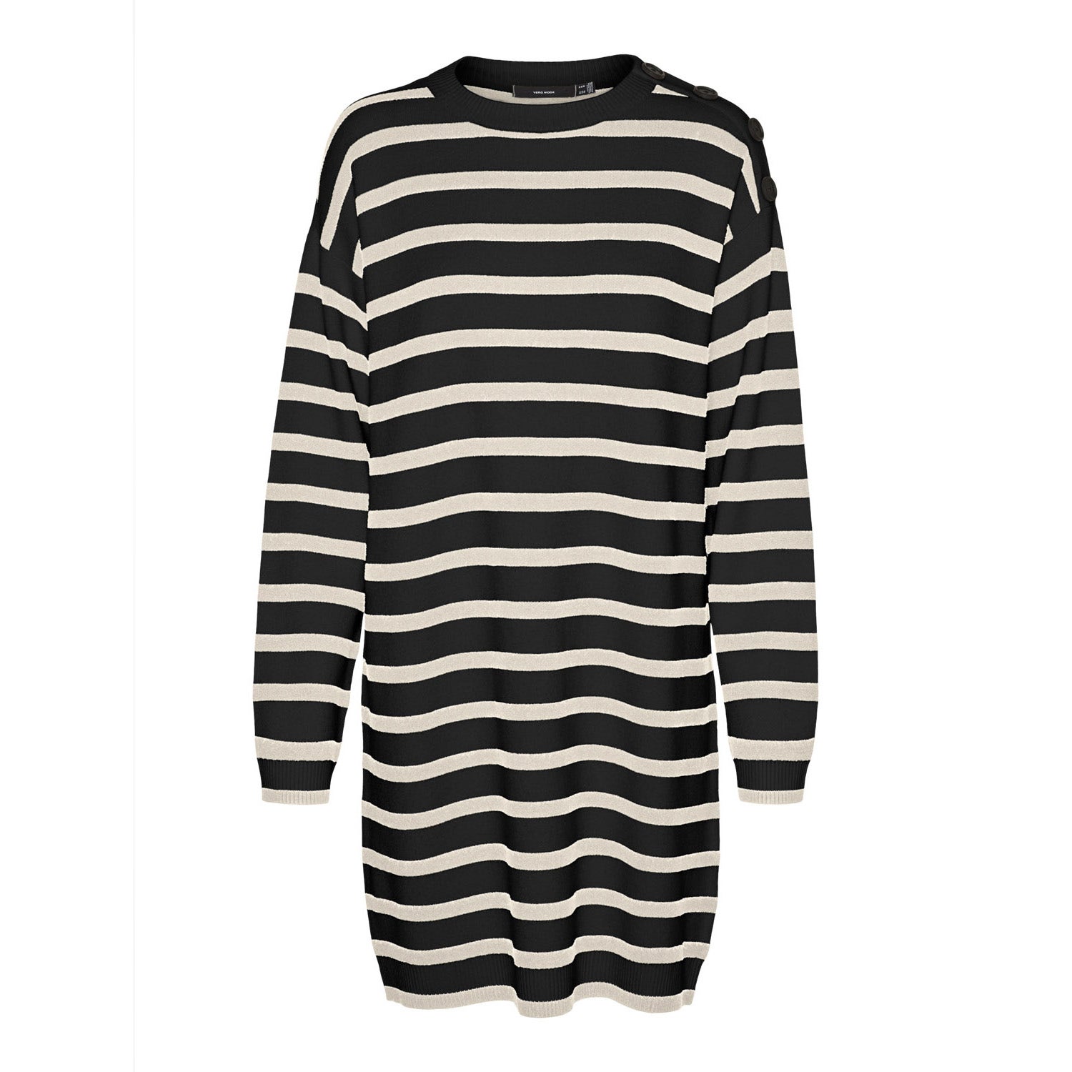 Vero Moda  Saba Long Sleeve O-Neck Button Dress