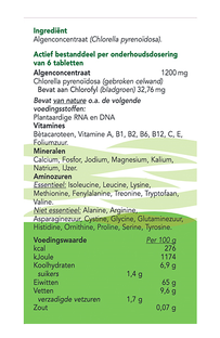 Bloem Vital Green Chlorella Tabletten 600TB