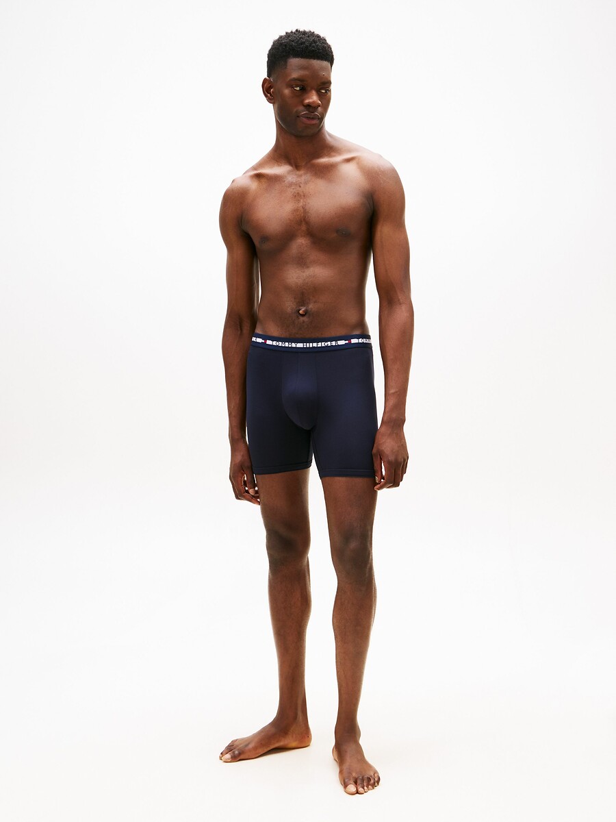 TOMMY HILFIGER<br>Conjunto de 3 cuecas boxer lisas