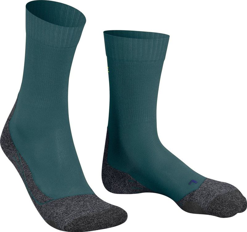 FALKE TK2 Cool Wandelsokken anti blaren, medium padding functioneel garen sportsokken heren groen