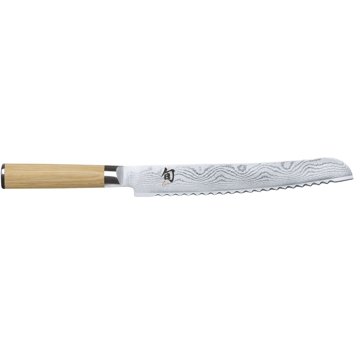 Brødkniv Shun Classic White, bladlengde 23 cm