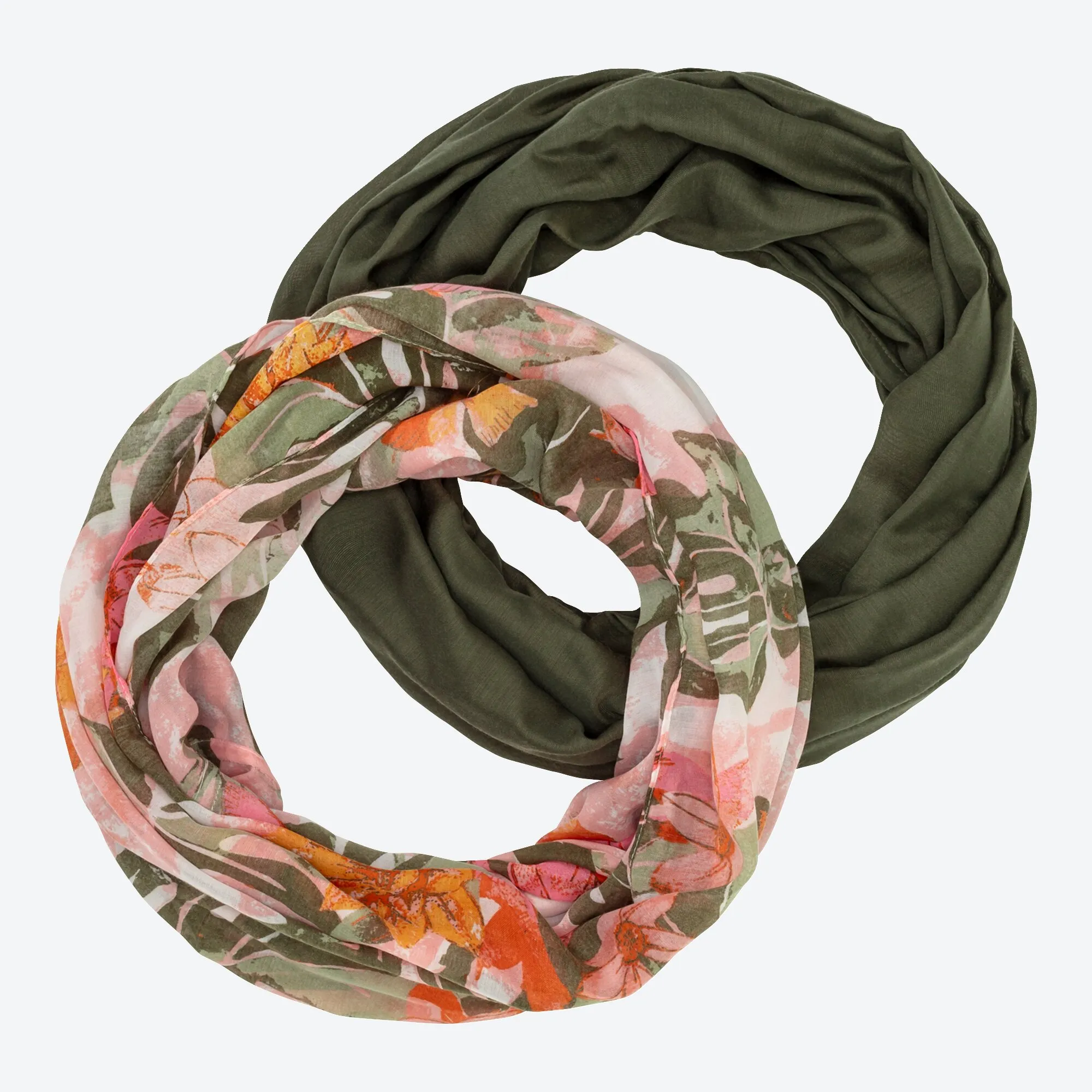 Damen-Loop-Schal, 2er-Pack, ca. 180x50cm