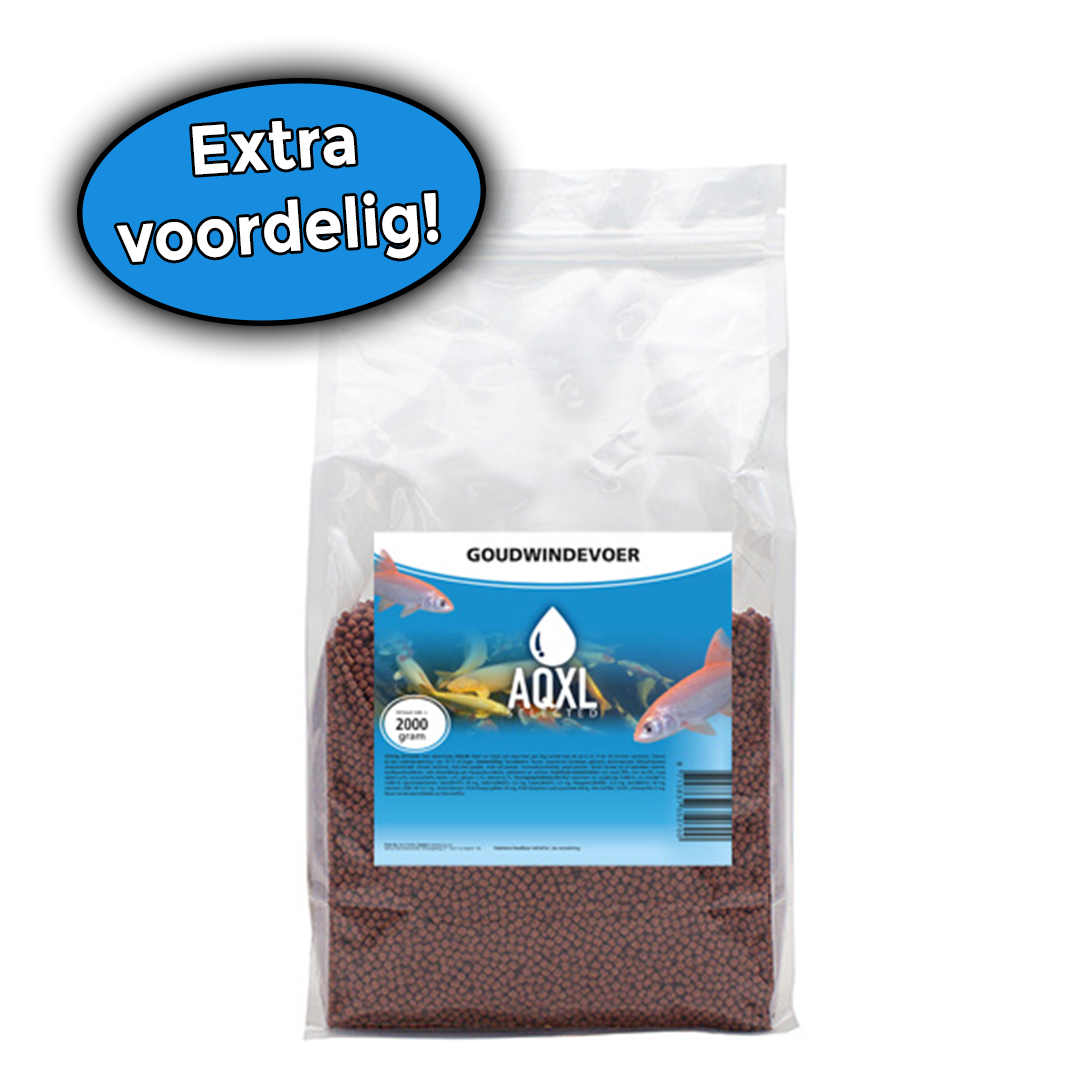 AQXL Selected Goudwinde visvoer 2kg | Vijvervoer