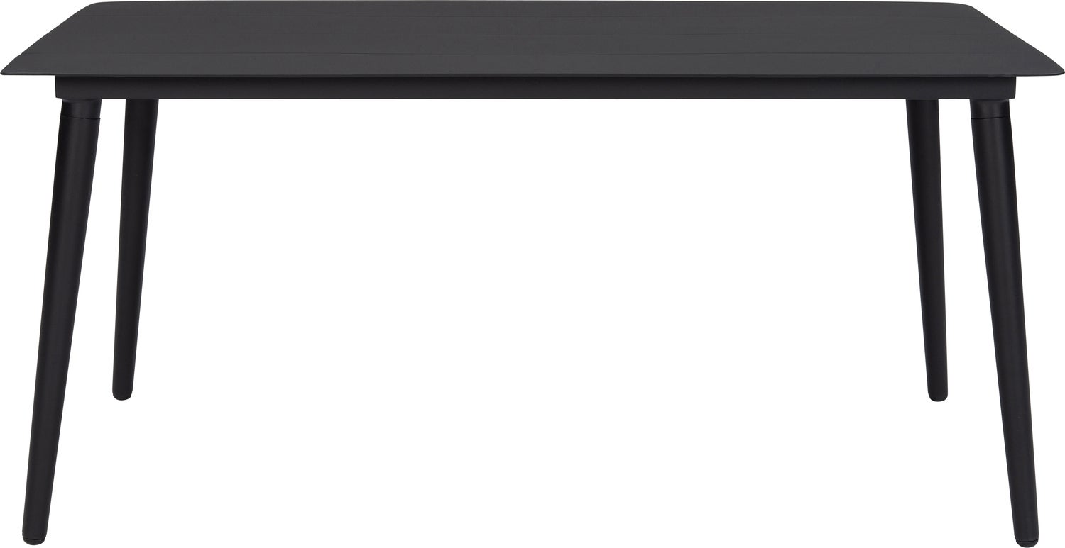 Intratuin eettafel Lies zwart 160 x 90 x 73 cm