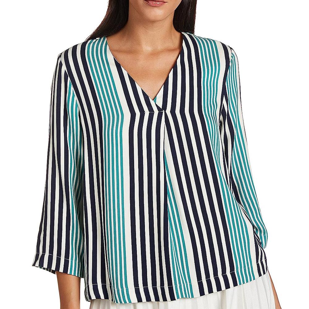 Vero Moda Blouse Écru à Rayures Femme Vero Moda Niva