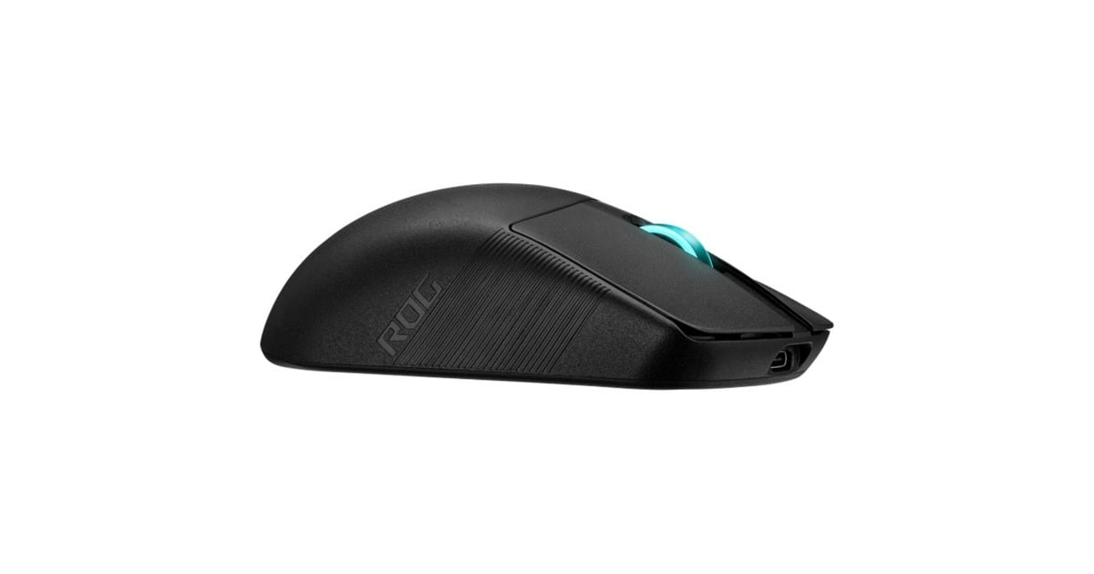ASUSROG Harpe Ace Aim Lab Edition gaming muis  (Zwart, 100 - 36.000 dpi, USB 2.0, 2,4 GHz, Bluetooth, RGB leds)