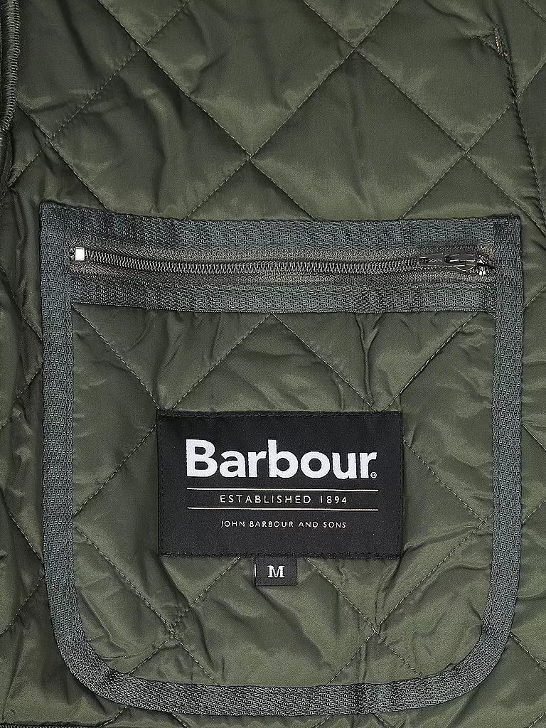 BARBOUR Leichtsteppjacke LIDDESDALE  olive