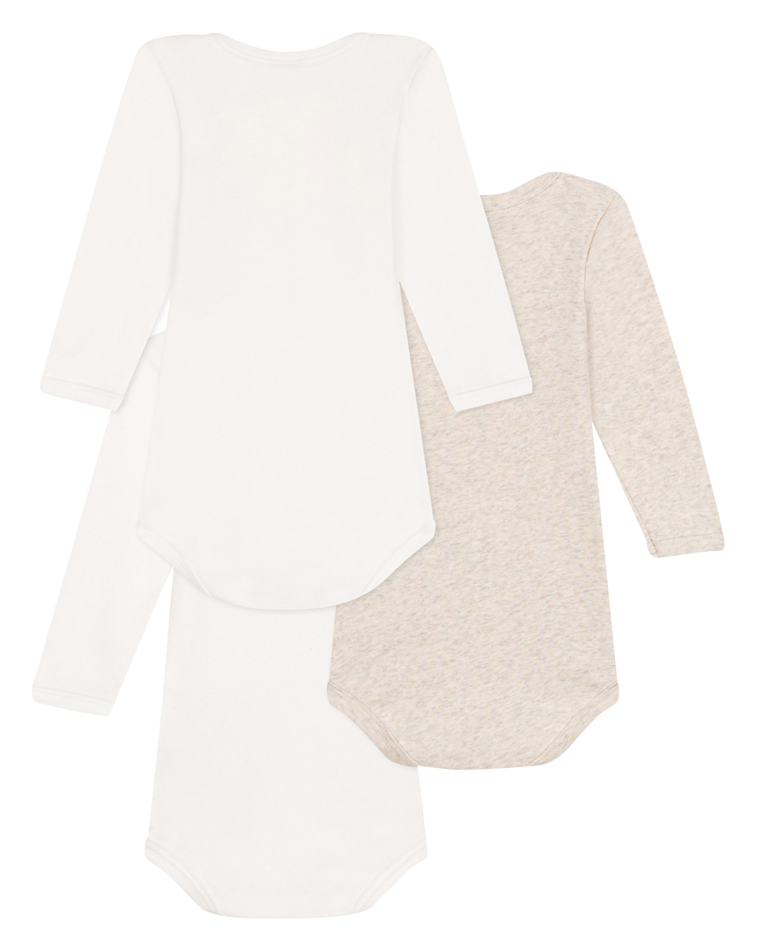 Lot de trois bodies en coton | Multicolore