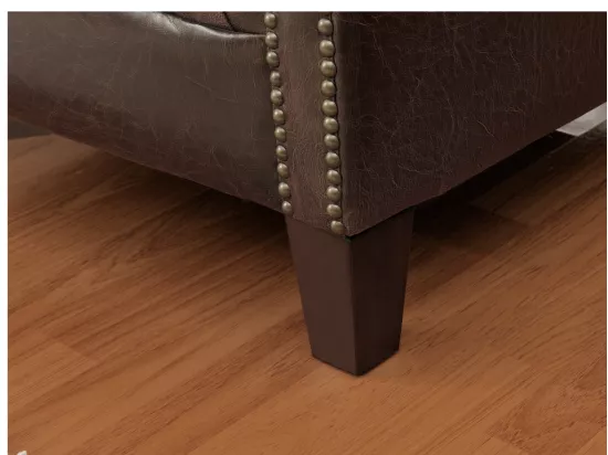 Fauteuil club 100% cuir vieilli ENGUERRAND