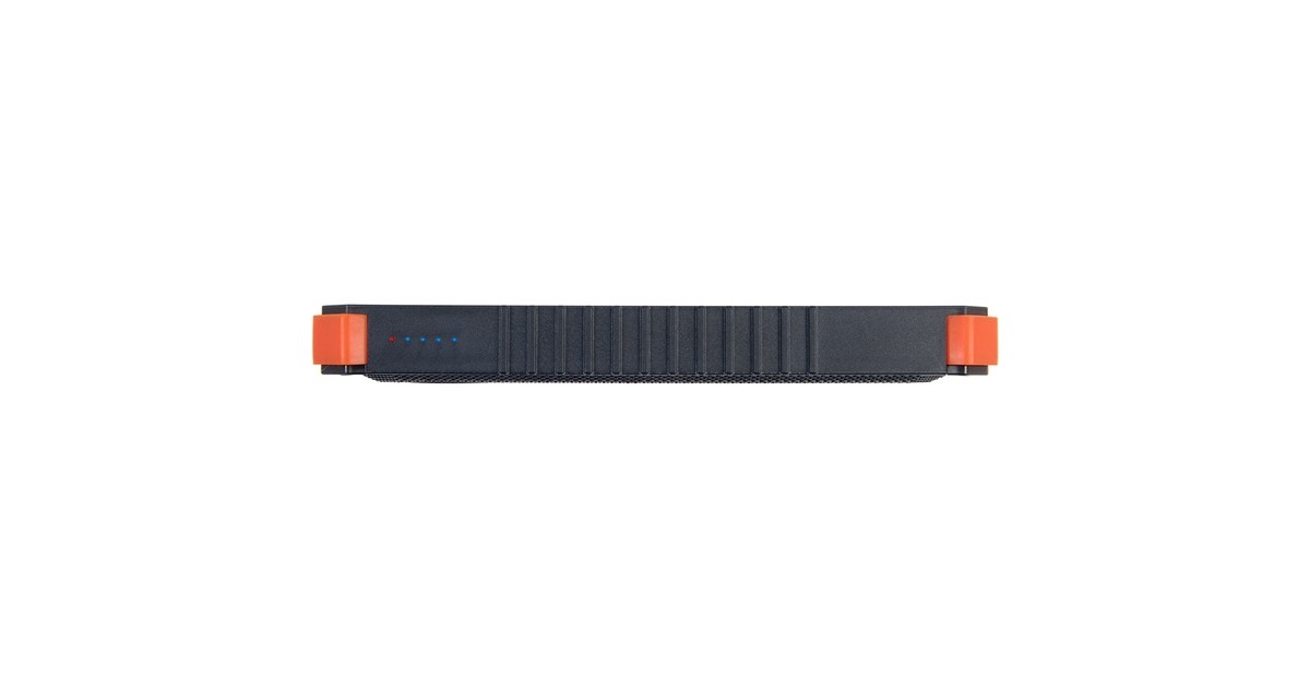XtormXR103 - Xtreme Solar Powerbank 10.5W - 5.000 mAh  (Zwart/oranje, Waterproof IPX4)